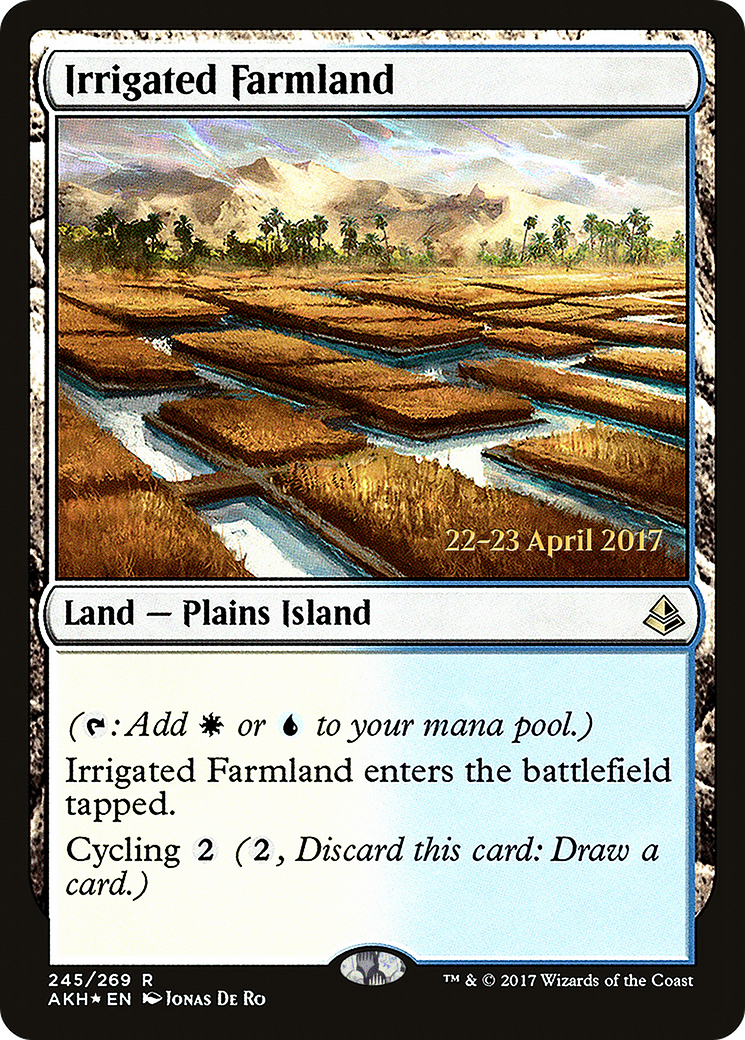 Irrigated Farmland (PRE-245) [Amonkhet Promos] Foil