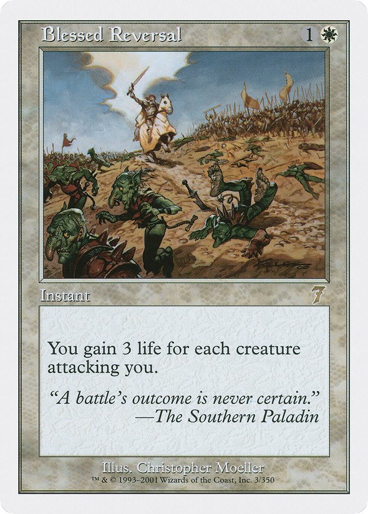 Blessed Reversal (7ED-003) [7th Edition] Foil