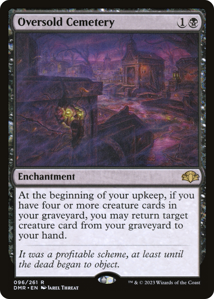 Oversold Cemetery (DMR-096) [Dominaria Remastered]