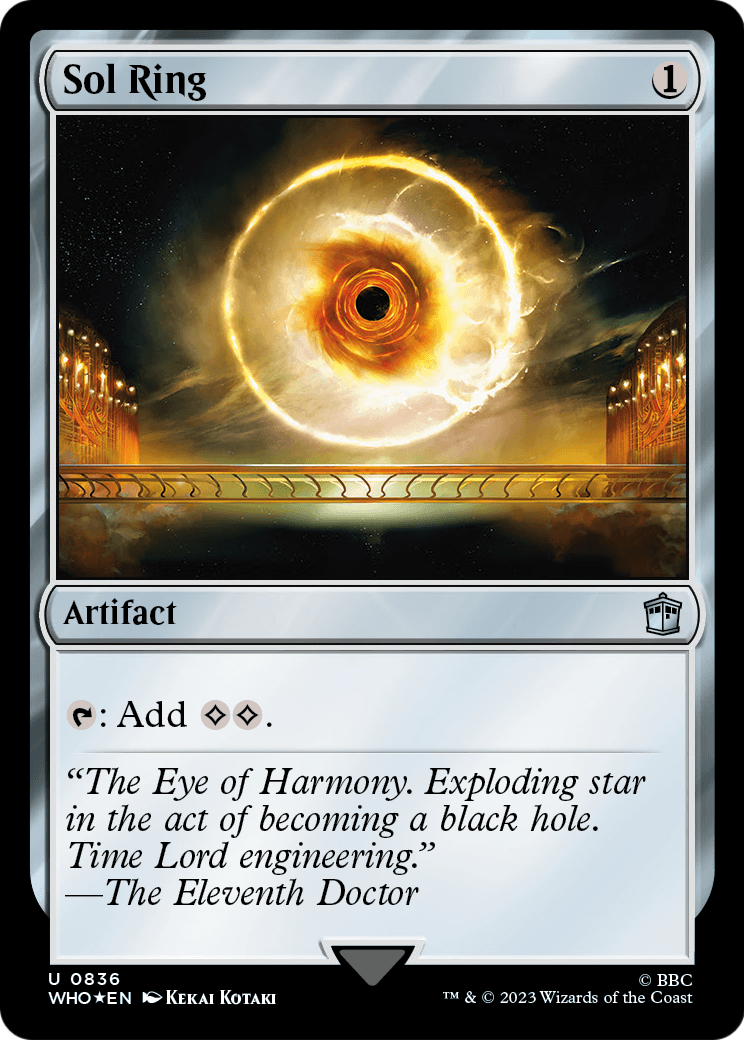 Sol Ring (Surge Foil) (WHO-836) [Doctor Who] Foil