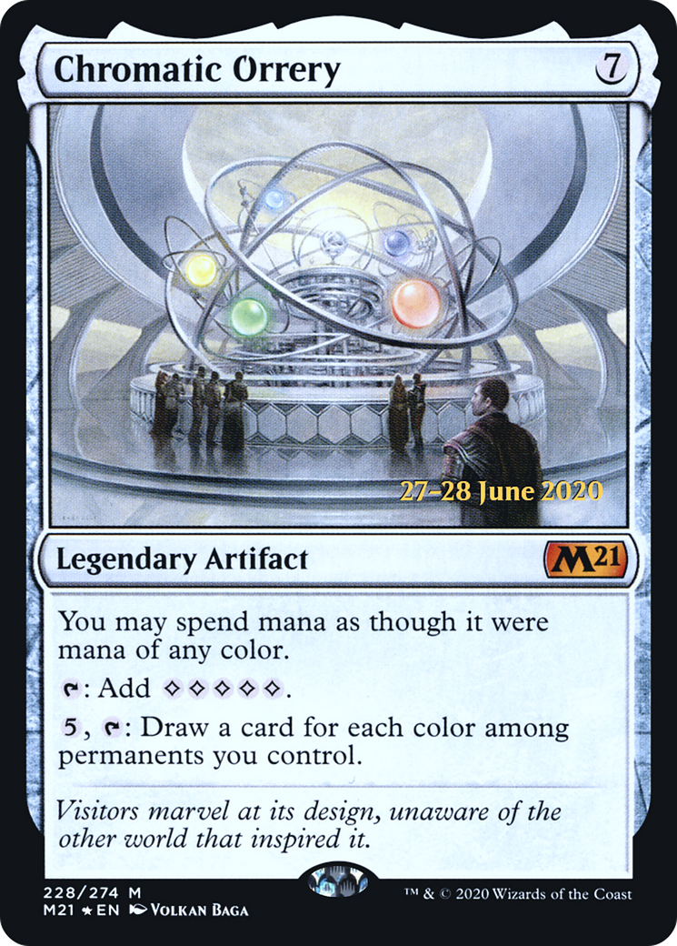 Chromatic Orrery (PRE-228) [Core Set 2021 Promos] Foil