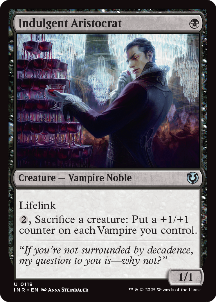 Indulgent Aristocrat - Foil [Innistrad Remastered]