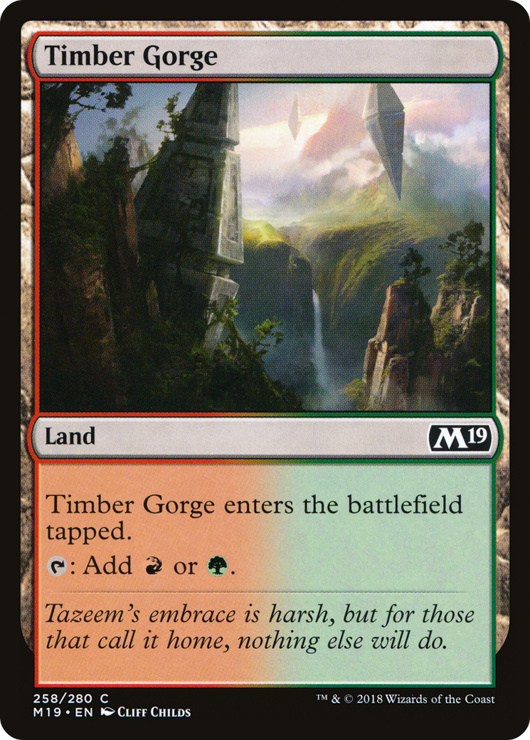 Timber Gorge (M19-258) [Core Set 2019]