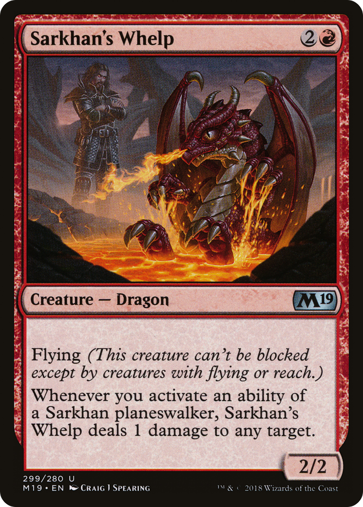 Sarkhan's Whelp (M19-299) [Core Set 2019]
