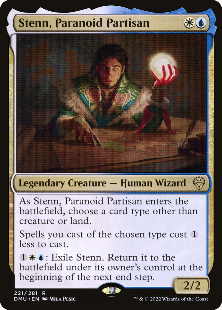 Stenn, Paranoid Partisan (DMU-221) [Dominaria United]