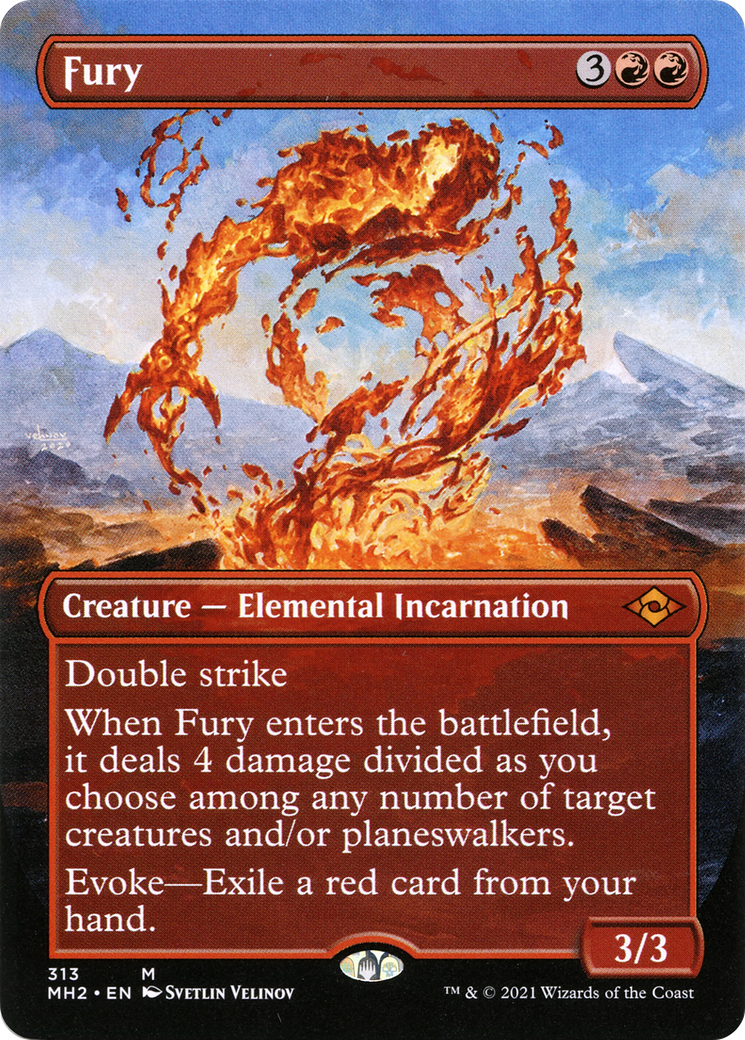 Fury (Borderless) (MH2-313) [Modern Horizons 2]