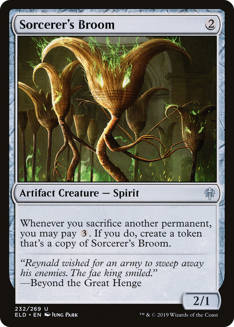 Sorcerer's Broom (ELD-232) [Throne of Eldraine]