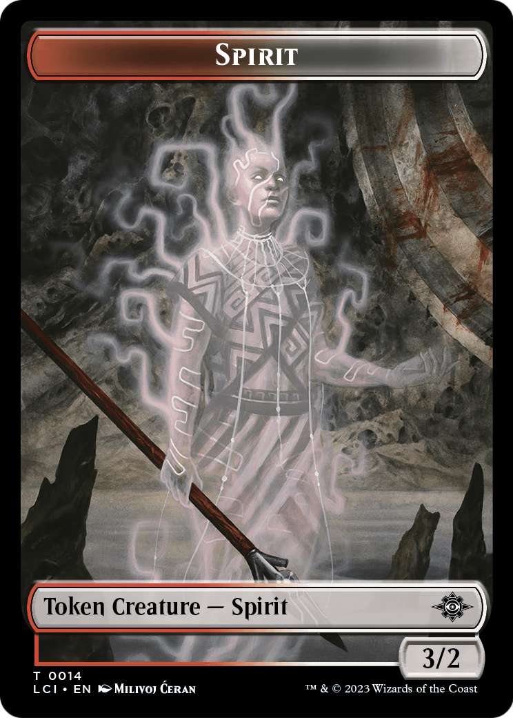 Spirit (TLCI-014) [The Lost Caverns of Ixalan Tokens] Foil