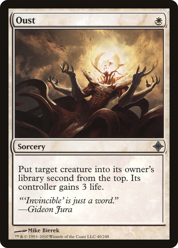 Oust (ROE-040) [Rise of the Eldrazi] Foil