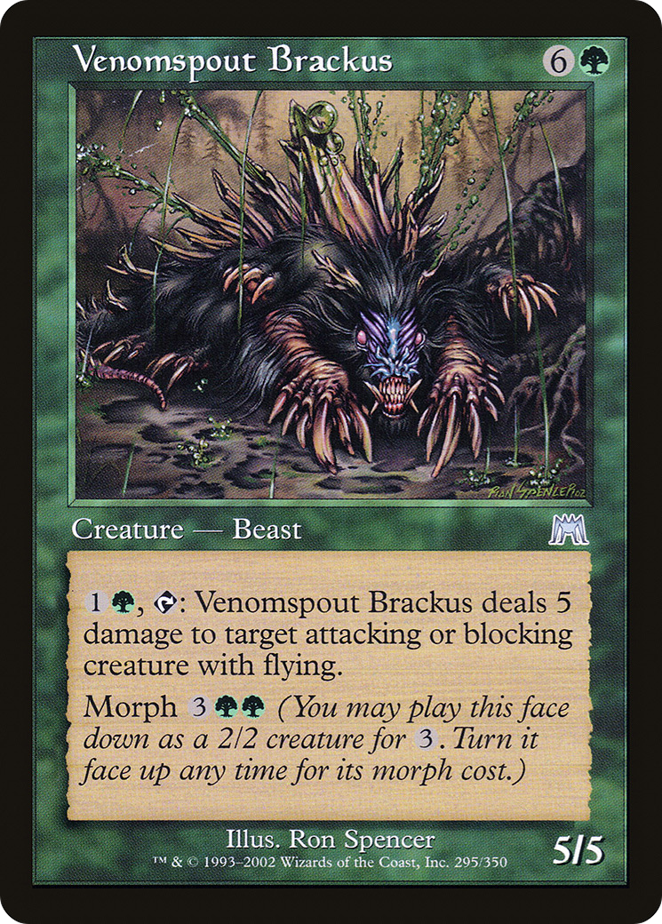 Venomspout Brackus (ONS-295) [Onslaught] Foil