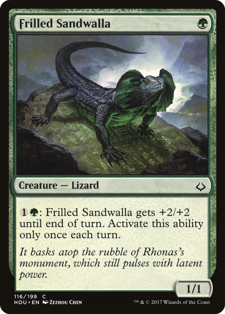 Frilled Sandwalla (HOU-116) [Hour of Devastation]