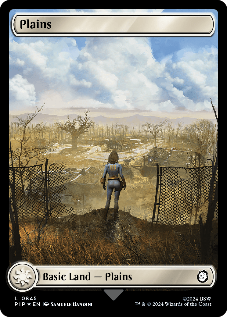 Plains (PIP-845) (Surge Foil) [Fallout] Foil