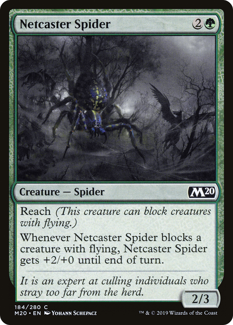 Netcaster Spider (M20-184) [Core Set 2020]