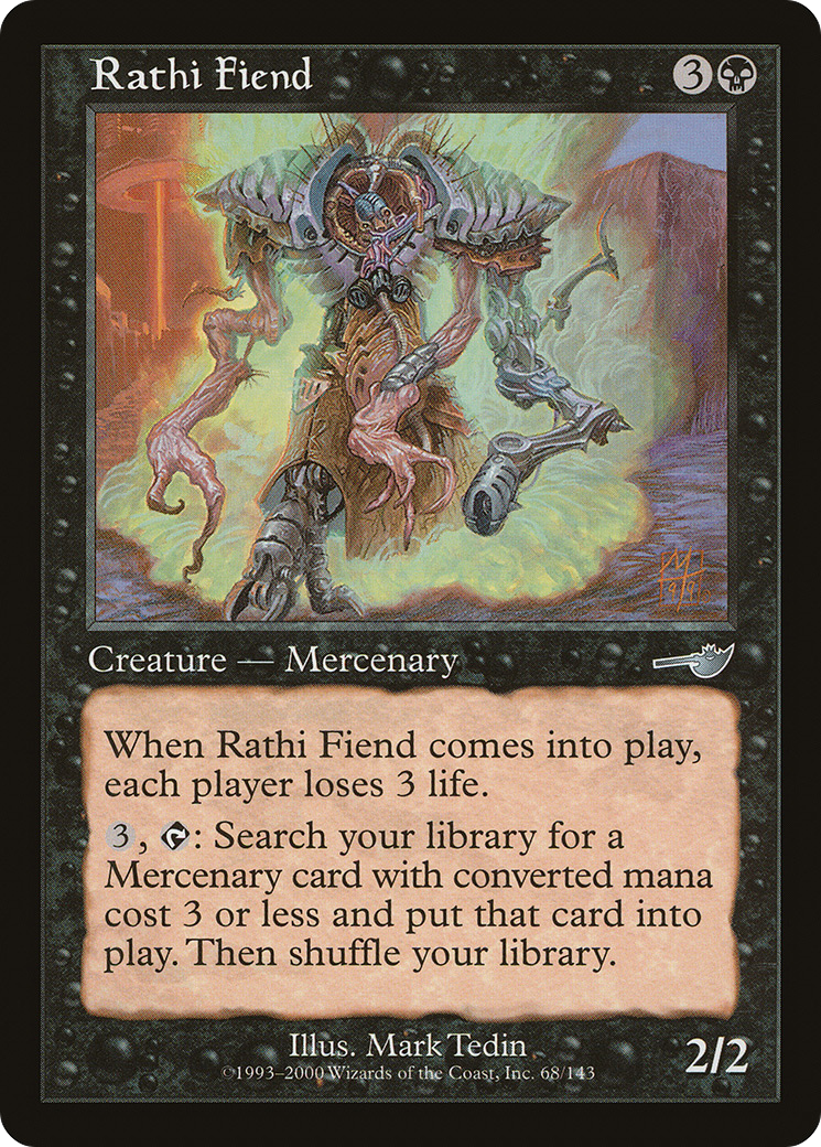 Rathi Fiend (NMS-068) [Nemesis]