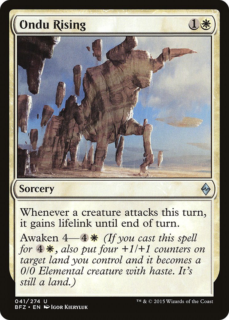Ondu Rising (BFZ-041) [Battle for Zendikar]