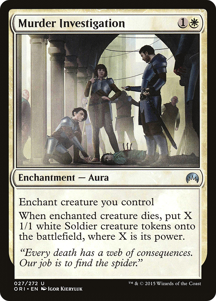 Murder Investigation (ORI-027) [Magic Origins] Foil
