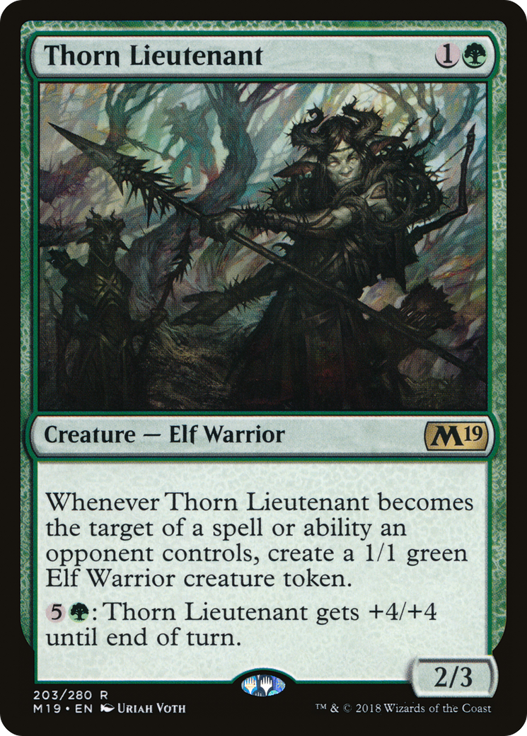Thorn Lieutenant (M19-203) [Core Set 2019] Foil