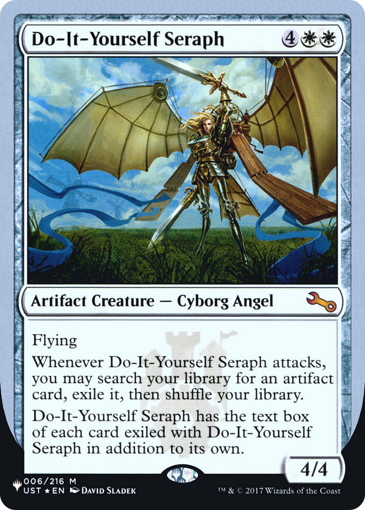 Do-It-Yourself Seraph (LIST-006/216) [The List (Unfinity Foil Edition)] Foil