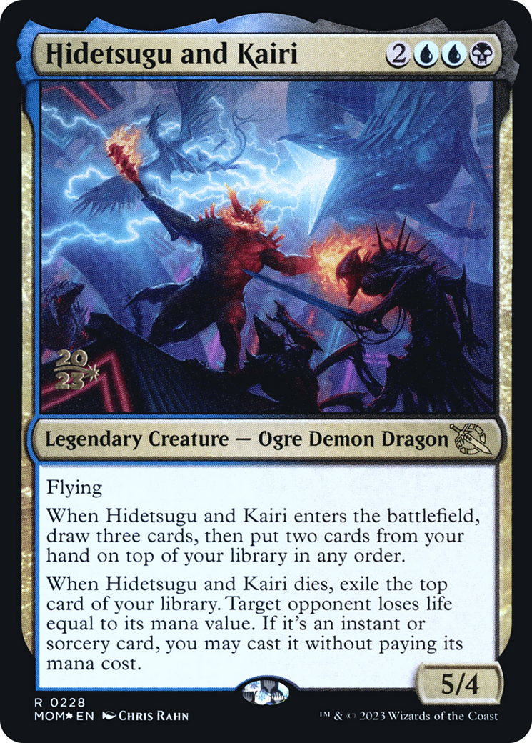 Hidetsugu and Kairi (PRE-228) [March of the Machine Promos] Foil