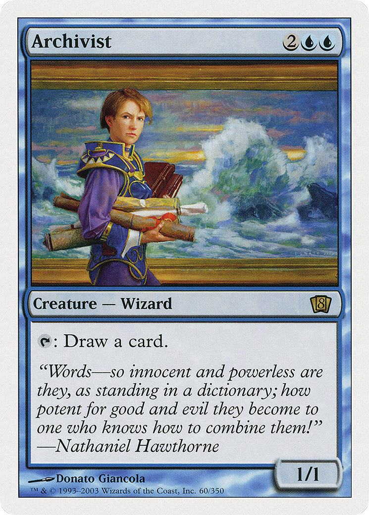 Archivist (8ED-060) [8th Edition] Foil