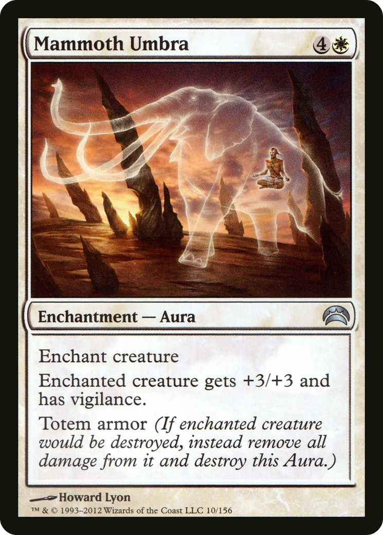 Mammoth Umbra (PC2-010) [Planechase 2012] Foil