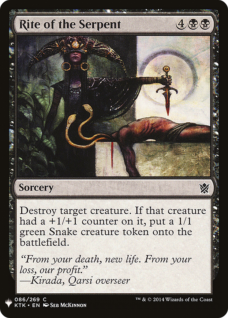 Rite of the Serpent (LIST-086) [The List]
