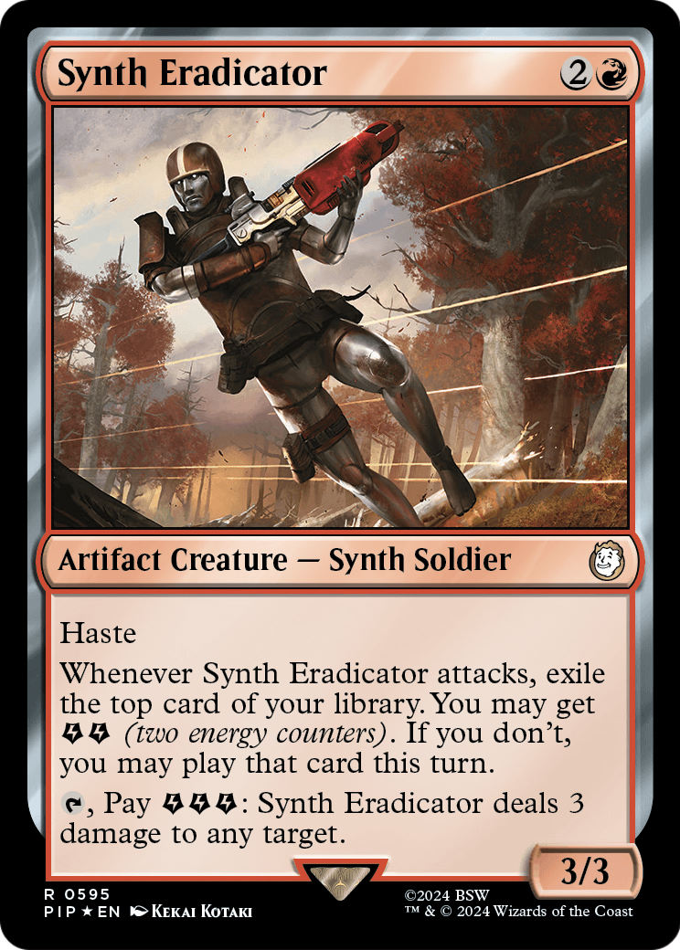 Synth Eradicator (Surge Foil) (PIP-595) [Fallout] Foil