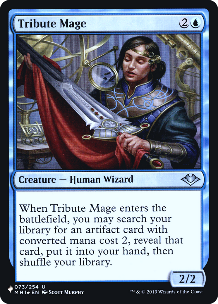 Tribute Mage (LIST-073) [The List] Foil