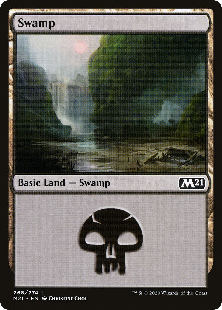 Swamp (M21-268) [Core Set 2021] Foil