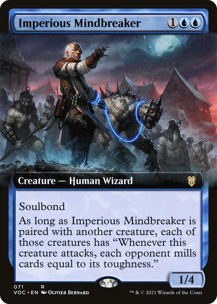 Imperious Mindbreaker (Extended Art) (VOC-071) [Crimson Vow Commander]