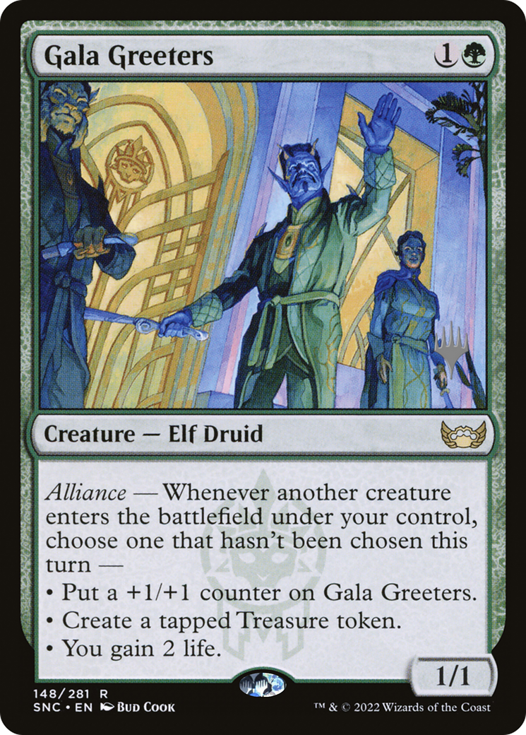 Gala Greeters (PPSNC-148) [Promo Pack: Streets of New Capenna Promos] Foil