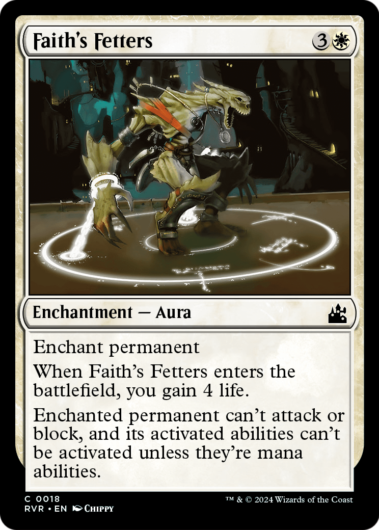 Faith's Fetters - Foil [Ravnica Remastered]