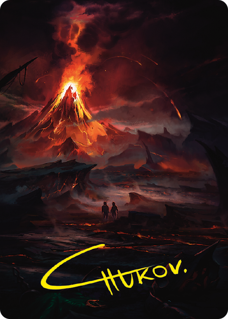 Valley of Gorgoroth // Valley of Gorgoroth (ALTR-080) (Borderless) [Tales of Middle-earth Art Series] Foil