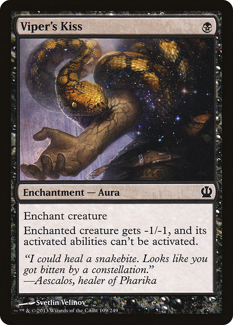 Viper's Kiss (THS-109) [Theros] Foil