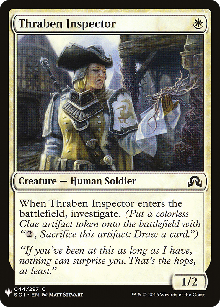 Thraben Inspector (LIST-044) [The List]
