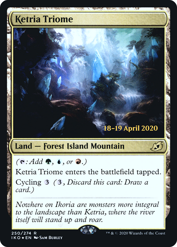 Ketria Triome (PRE-250) [Ikoria: Lair of Behemoths Promos] Foil