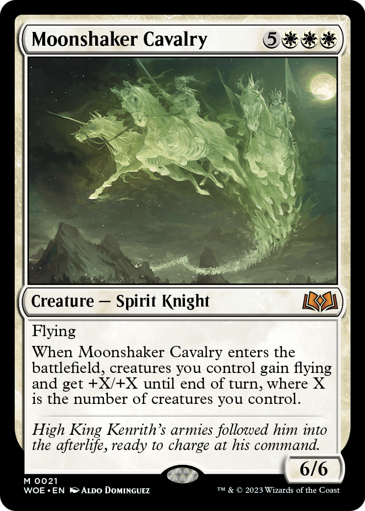 Moonshaker Cavalry (WOE-021) [Wilds of Eldraine]
