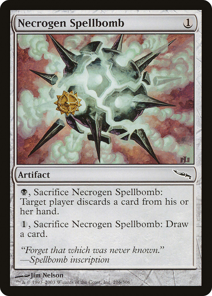 Necrogen Spellbomb (MRD-216) [Mirrodin] Foil