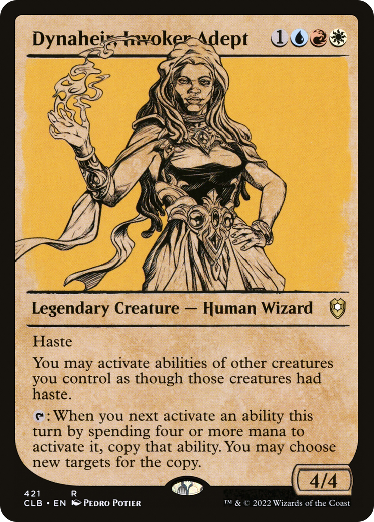 Dynaheir, Invoker Adept - Showcase [Commander Legends: Battle for Baldur's Gate]