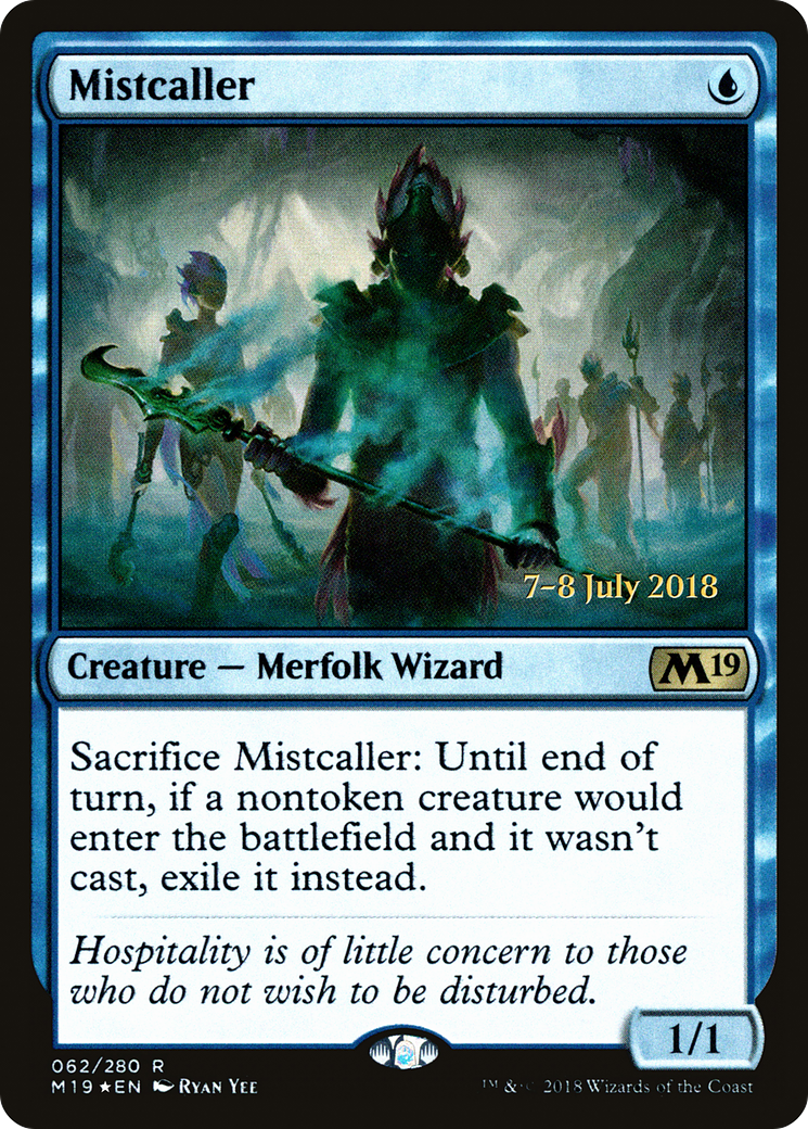 Mistcaller (PRE-062) [Core Set 2019 Promos] Foil