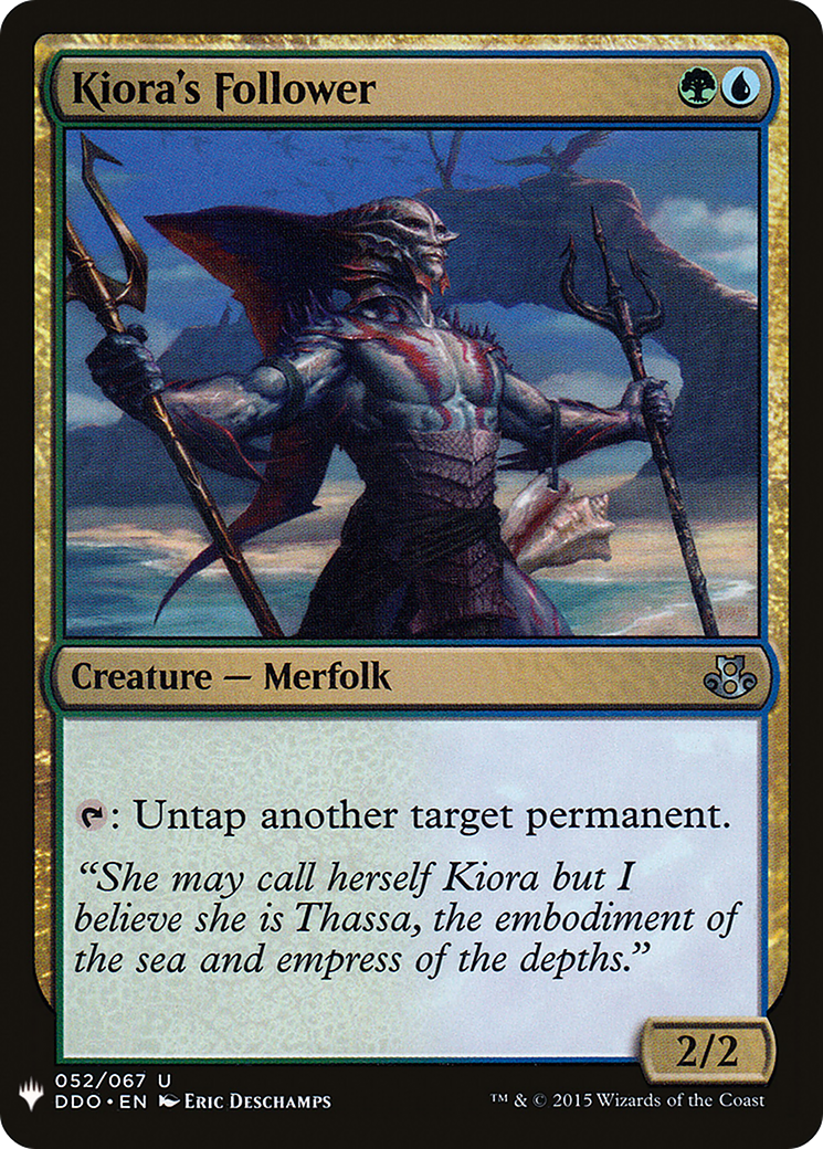 Kiora's Follower (LIST-052) [The List]