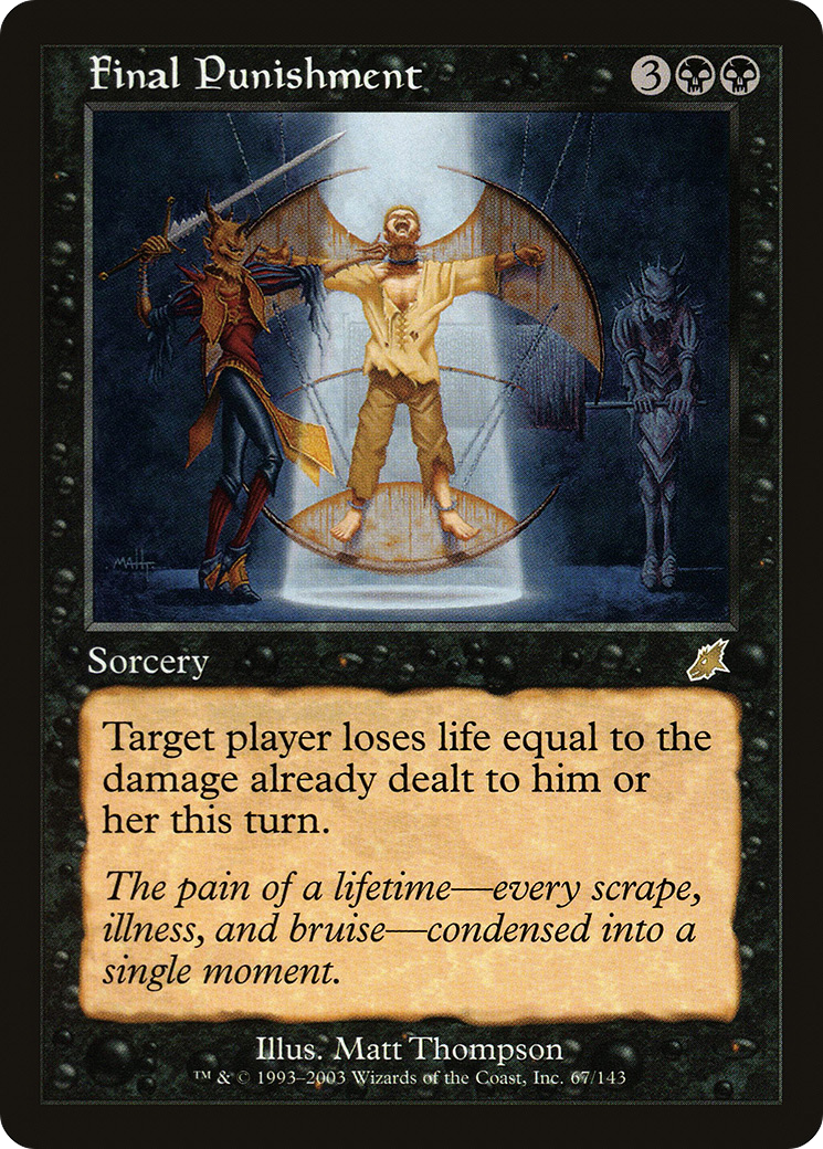 Final Punishment (SCG-067) [Scourge]