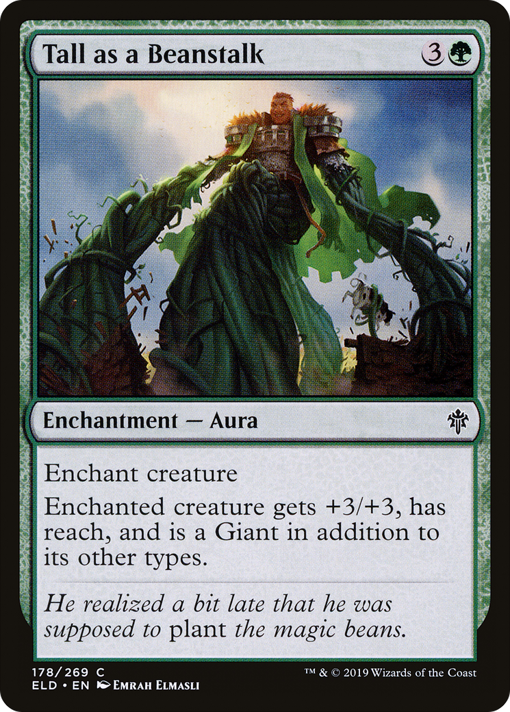 Tall as a Beanstalk (ELD-178) [Throne of Eldraine] Foil