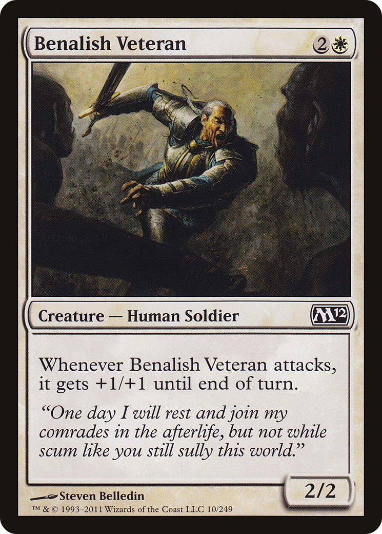 Benalish Veteran (M12-010) [Magic 2012]
