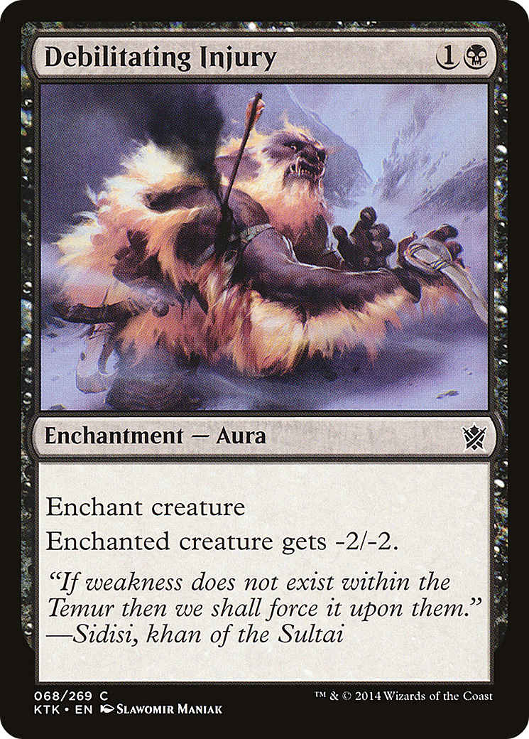 Debilitating Injury (KTK-068) [Khans of Tarkir]