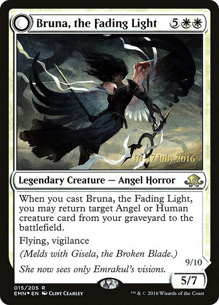 Bruna, the Fading Light (PRE-015) [Eldritch Moon Promos] Foil