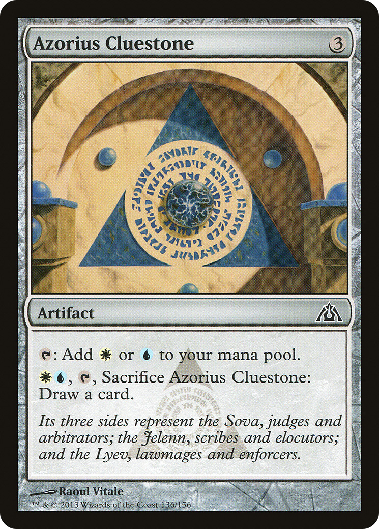 Azorius Cluestone (DGM-136) [Dragon's Maze]