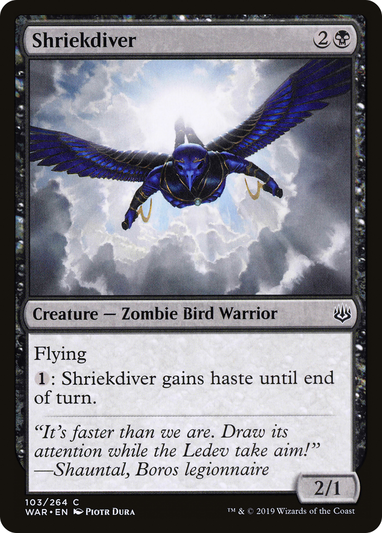 Shriekdiver (WAR-103) [War of the Spark] Foil