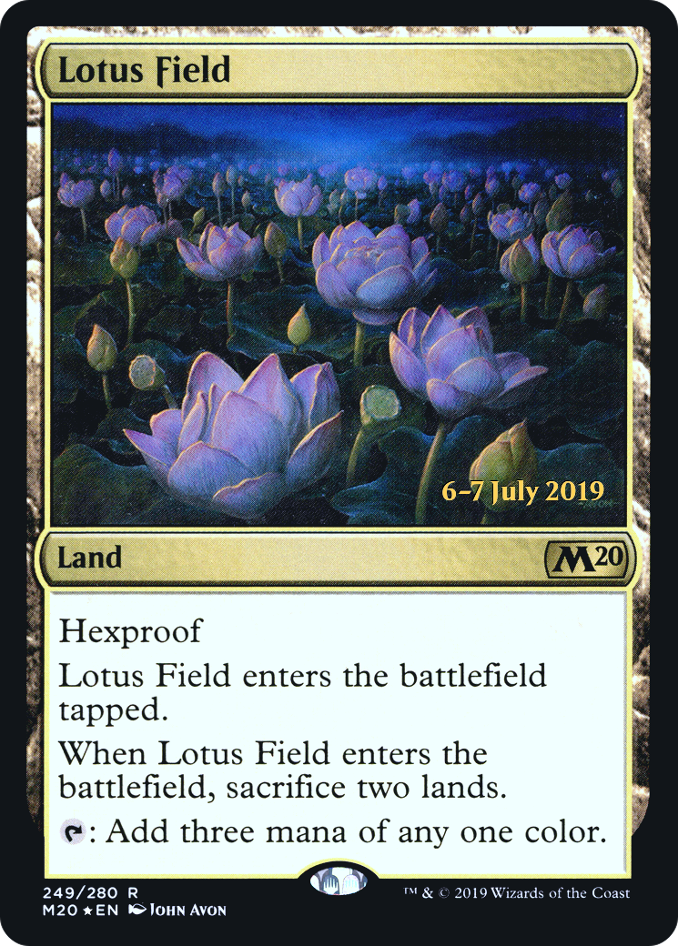 Lotus Field (PRE-249) [Core Set 2020 Promos] Foil