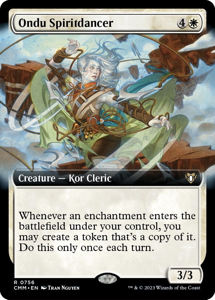 Ondu Spiritdancer (Extended Art) (CMM-756) [Commander Masters]